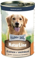 Happy Dog NaturLine Ягненок с Индейкой (банка)