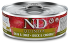 N&D Quinoa Skin & Coat Duck & Coconut for Cat (банка)