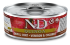 N&D Quinoa Skin & Coat Venison & Coconut for Cat (банка)