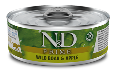 N&D Prime Wild Boar & Apple for Cat (банка)