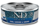 N&D Ocean Tuna, Sardine & Shrimp for Cat (банка)