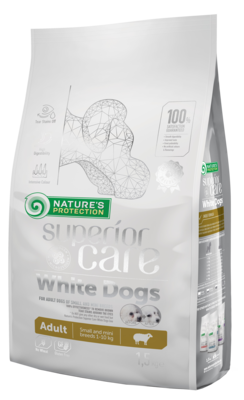 Nature's Protection Superior Care White Dogs Adult Small And Mini Breeds 1-10 kg Lamb