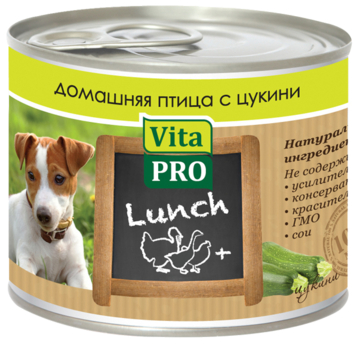 Vita Pro Lunch Домашняя Птица с Цукини (банка)