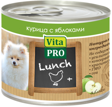 Vita Pro Lunch Курица с Яблоками (банка)