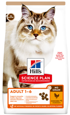 Hill's Science Plan Adult 1-6 No Grain Chicken