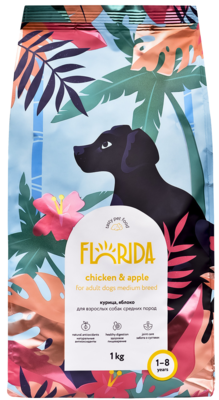 Florida Курица, Яблоко для Взрослых Собак Средних Пород