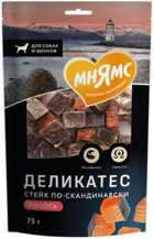 Мнямс Delicatesse Стейк По-скандинавски Лосось для Собак