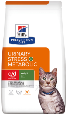 Hill’s Prescription Diet Urinary Stress + Metabolic with Chicken Feline