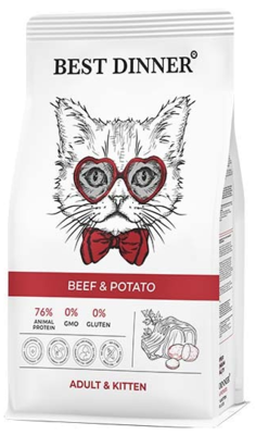 Best Dinner Beef & Potato Adult & Kitten