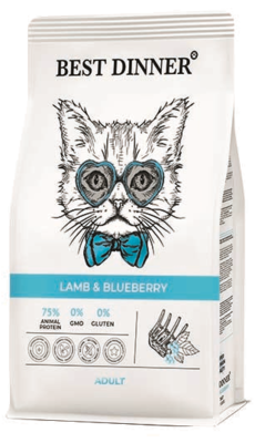 Best Dinner Lamb & Blueberry Adult Cat