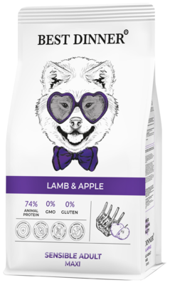 Best Dinner Lamb & Apple Sensible Adult Maxi