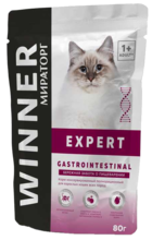 Winner Expert Gastrointestinal для Взрослых Кошек (пауч)