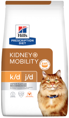 Hill’s Prescription Diet Kidney + Mobility k/d j/d with Chicken Feline