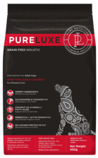 PureLuxe Elite Nutrition for Adult Dogs Made with Lamb & Chickpeas for All Breeds & Sizes