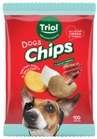 Triol Жевательные Лакомства Dogs Chips со вкусом Говядины