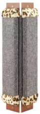 Gamma Когтеточка из ковролина №2 угловая с оторочкой из меха