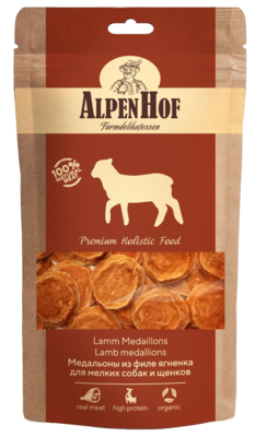 AlpenHof Медальоны из Филе Ягненка для Мелких Собак и Щенков