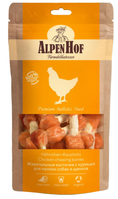 AlpenHof Жевательные Косточки с Курицей для Мелких Собак и Щенков