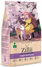 Zillii Adult Dog Large Breed Turkey with Lamb Hypoallergenic
