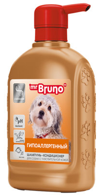 Mr.Bruno Гипоаллергенный Шампунь-кондиционер для собак с чувствительной кожей