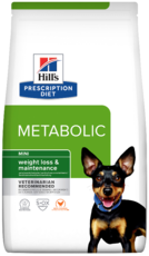 Hill’s Prescription Diet Metabolic Mini Weight Loss & Maintenance with Chicken Canine