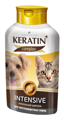 Keratin+ Complex Intensive питательный шампунь для жесткошерстных пород