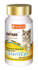 Unitabs SterilCat для кастрированных котов и стерилизованных кошек, 120 таб.