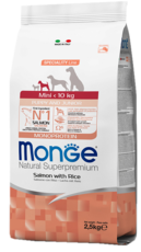 Monge Speciality Line Mini Puppy and Junior Monoprotein Salmon with Rice