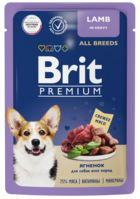 Brit Premium Ягнёнок для Собак Всех Пород (в соусе, пауч)