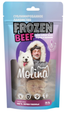 Molina Сублимированное Лакомство Frozen Beef для собак всех пород и щенков 100% Почки Говяжьи