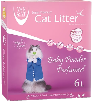 Van Cat Baby Powder Perfumed (коробка)