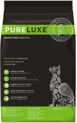PureLuxe Elite Nutrition for Persian Cats Made with Salmon for All Life Stages