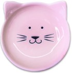 Mr.Kranch Блюдце керамическое Мордочка кошки розовое