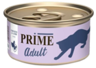 PRIME Adult для кошек паштет курица и ягненок (банка)