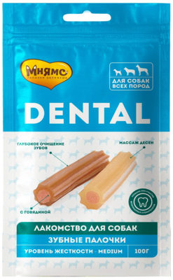 Мнямс для Собак Всех Пород Dental Зубные Палочки Medium