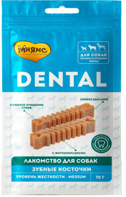 Мнямс для Собак Мелких и Средних Пород Dental Зубные Косточки