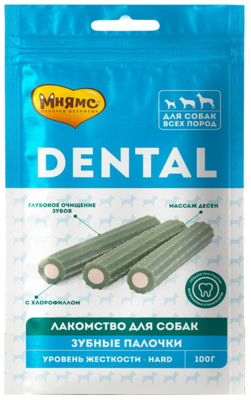 Мнямс для Собак Всех Пород Dental Зубные Палочки Hard