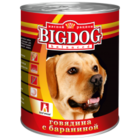 Зоогурман Мясной Рацион BigDog Balanced Говядина с Бараниной для Собак (банка)