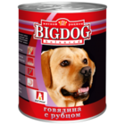 Зоогурман Мясной Рацион BigDog Balanced Говядина с Рубцом для Собак (банка)