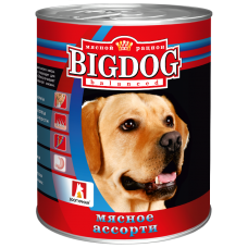 Зоогурман Мясной Рацион BigDog Balanced Мясное Ассорти для Собак (банка)