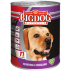Зоогурман Мясной Рацион BigDog Balanced Телятина с Овощами для Собак (банка)