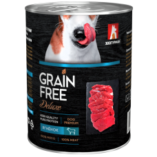 Зоогурман Grain Free Deluxe Ягнёнок для Собак (банка)