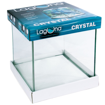 Laguna AQUA Аквариум "Crystal" 6001B, 15л, черный