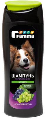 Gamma Шампунь Укрепляющий для Собак с Ароматом Винограда