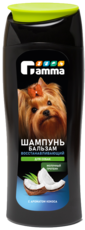 Gamma Шампунь Бальзам Восстанавливающий для Собак с Ароматом Кокоса