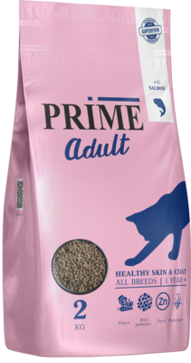 Prime Adult Healthy Skin & Coat All Breeds with Salmon for Cat