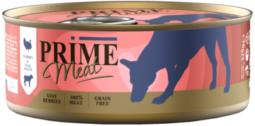 Prime Meat Turkey & Veal Fillet for Dog (банка)