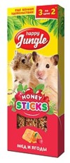 happy jungle Honey Sticks Мёд и Ягоды для Мелких Грызунов