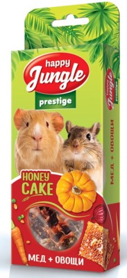 happy jungle Prestige Honey Cake Мёд + Овощи для Грызунов