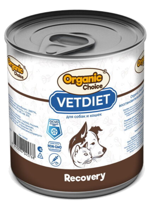 Organic Сhoice Vetdiet Recovery для Собак и Кошек (банка)